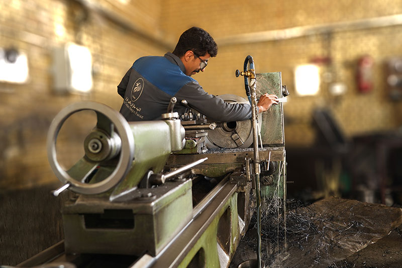 شرکت دانش بنیان آتیه سازان نگین فراز 1 کارگاه تولید اکسترودر شرکت آتیه سازان نگین فراز
