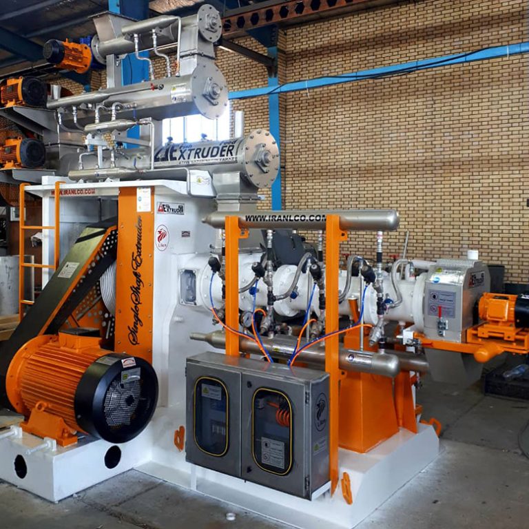 اکسترودر تولید خوراک دام، طیور، آبزیان