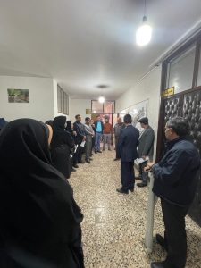 بازدید جمعی از اساتید دانشگاه علمی کاربردی استان چهارمحال و بختیاری از شرکت دانش بنیان آتیه سازان نگین فراز