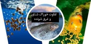 تفاوت خوراک شناور و خوراک غرق شونده
