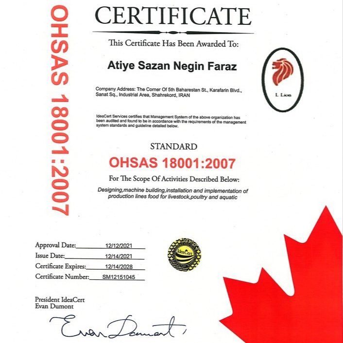 OHSAS 18001: 2007
