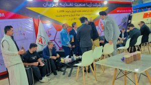 حضور پرشوربازدیدکنندگان در غرفه شرکت دانش بنیان آتیه سازان نگین فراز: چهاردهمین نمایشگاه تخصصی شیلات، آبزیان، دام و طیور و صنایع وابسته ایران-اهواز